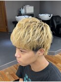 MEN’S/サーフカール/刈り上げセンターパート/表参道駅/青山