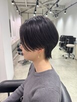 ビブ(VIV)&nbsp;大人美人丸みショートボブ白髪ぼかしハイライト川崎20代30代40代