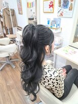 グロス 心斎橋(GLOSS)&nbsp;【ヘアセット】ハーフポニー