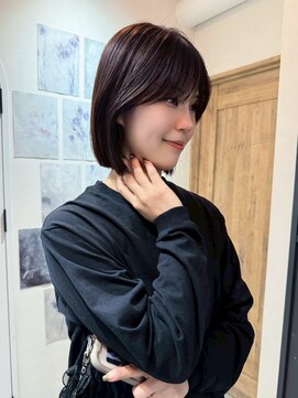エトワ 中央店(etoi) 大分韓国ボブタッセルボブミニボブショートボブ切りっぱなし重め