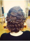 大人可愛いカール編み＊