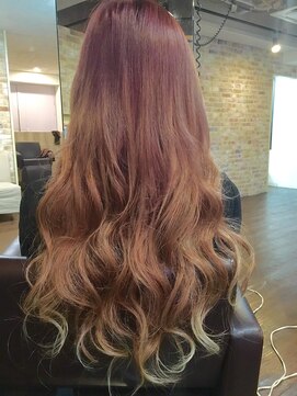 ペスカ 立川店(pesca) ピンク☆白☆ エクステグラデーション