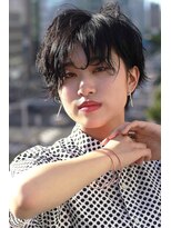 ヘアーアイスカルテット(HAIR ICI QUARTET)&nbsp;ショート 前下がり  ショートボブ パーマ