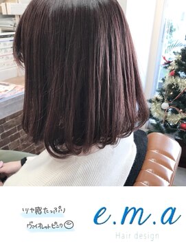 エマヘアデザイン(e.m.a Hair design) ヴァイオレットピンク