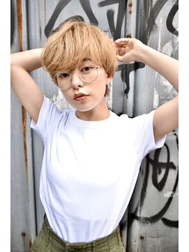 ブゾン(buZon) 【buZon高田馬場】マッシュショート×無造作ウェーブ