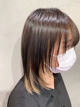 アクト 仙川店(ACT) ウルフ　ベージュインナーカラー