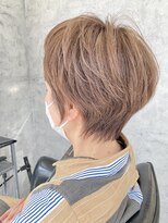 【20代30代40代ショート】 大人ショート　白髪ぼかし
