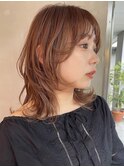ウルフレイヤー ミディアム オフィスカジュアル 表参道 20代30代
