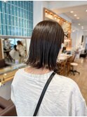 ぱっつん切りっぱなし外ハネボブ