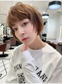 大人かわいいショートボブ