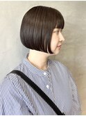 【ミニボブ×切りっぱなし×モードヘア】ヘアスナップ山下