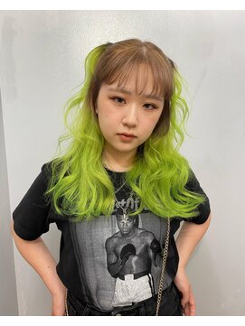 ジーナ(XENA) デザインカラー＋ライムグリーン