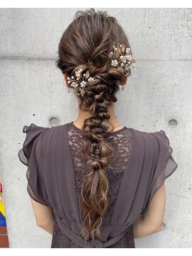 フィガロ ウメダ(FIGARO UMEDA) 結婚式ヘアセット×tight arrange