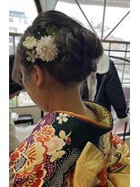 シバヘアー(shiba hair) 成人式　ヘアアレンジ