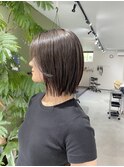 切りっぱなしボブ