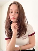 前髪 こなれミディ イメチェン ウェーブパーマ 韓国マッシュ