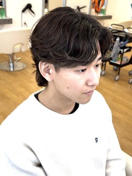 ビカム 名駅(become) 【フェザーショート×メンズウルフ】名古屋フェザーパーマ名駅