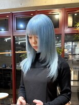 ヲタク(wotaku.)&nbsp;水色カラーペールブルーブルーシルバーホワイトカラーハイトーン