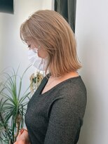 似合わせ/白髪ぼかし/インナーカラーに特化した髪質改善サロン 元住吉 武蔵小杉&nbsp;透き通るミルクティーカラー