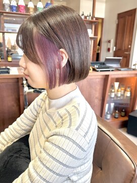 ウツギ(UTSUGI) earring color×bob