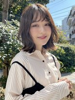 ヴェイン 渋谷(vain)&nbsp;レイヤーボブ　フェイスレイヤー　韓国　イルミナカラー　ボブ