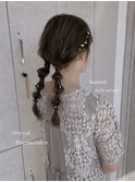 結婚式お呼ばれヘア