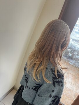 イーゼル ヘアー デザイン 伊賀店(EASEL HAIR DESIGN) グラデーションベージュ