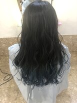 ラテ 錦糸町南口店(latte)&nbsp;透明感ブルーのゆるウェーブ