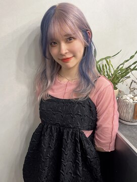 アロ 大阪梅田(alo) 【momoa】ピンクブルーデザインカラー