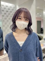 ジーナ 名駅(XENA.)&nbsp;《Rena》ラベンダーグレージュ/ブリーチカラー