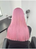 ブリーチあり ピンクカラー