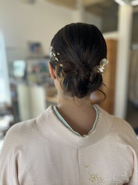 オルガノヘアーギャラリー(OLGANO HAIR GALLERY) カチモリ訪問着ヘアアレンジ