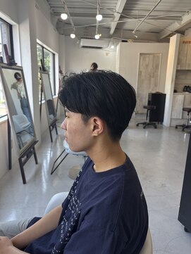 メンズカット バイ ソイクフ(メンズカット by SOY-KUFU) 多毛でも快適に夏を過ごすマッシュ