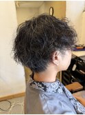 メンズミディアムパーマ