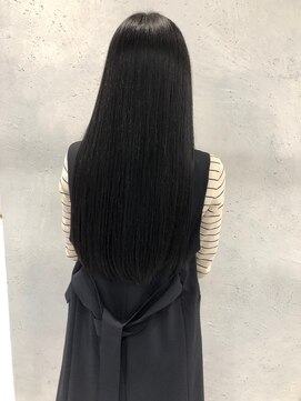 リブロ(LiBro) 髪質改善ストレートダークアッシュ暗めカラー大人ナチュラル