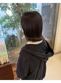 切りっぱなしボブ