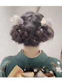 お団子ヘアー