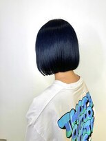 アイズ 渋沢(AIZU)&nbsp;ボブ　ハイトーンカラー　ブルー