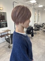 ラボ(LABO) ショートカット×ピンクベージュ