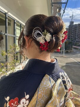 ビオトープアトラ(Bio-Top atora) 成人式アレンジ/カチモリ/ヘアセット