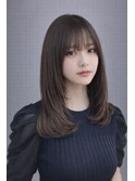 アッシュブラウン×レイヤーカット