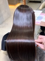 リール 銀座(R'EEL)&nbsp;ブリーチ縮毛矯正/縮毛矯正/髪質改善/前髪/顔まわり