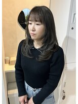 ラル(Lalu)&nbsp;レイヤー/レイヤーカット/ダブルカラー/ハイライト/カラー/白髪