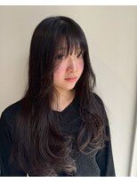 ギネス(Giness)&nbsp;シースルーバング×韓国風くびれレイヤーロング