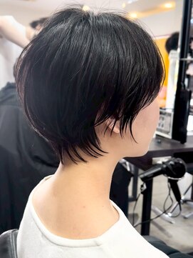 ヴィスト バイ レボ(VIST by REVO) ピンクベージュ/アンブレラカラー/クールショート/前髪/新松戸