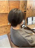 20代30代大人可愛い小顔ショートハイライト