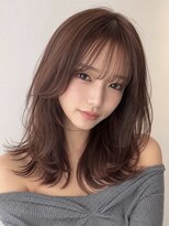 ベル 新宿(Belle)&nbsp;美髪矯正巻ける縮毛矯正ミディアムハッシュカットくびれミディ
