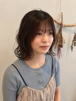 ニナル(Ninal)&nbsp;顔まわりニュアンスのきれいめボブパーマ