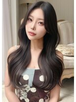 アグ ヘアー パム 茅野店(Agu hair pam)&nbsp;《Agu hair》【20代×大人可愛い】韓国風ヨシンモリ 女神ロング