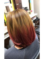 ビューティーサロンワタナベ 本店&nbsp;グラデーション ピンク